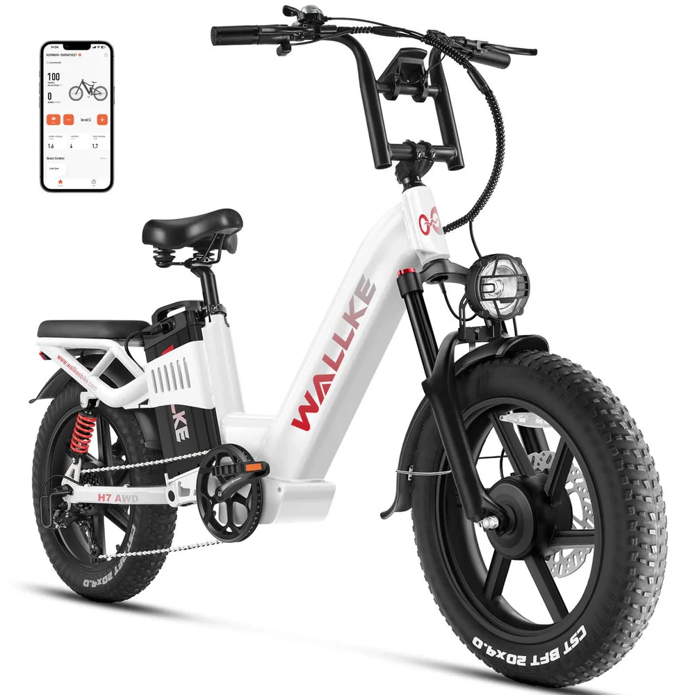 2024 Wallke H7 Step-thru Dual Motor Ebike